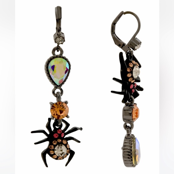 Betsey Johnson Jewelry - New Betsey-Johnson Spider Mismatch Earrings